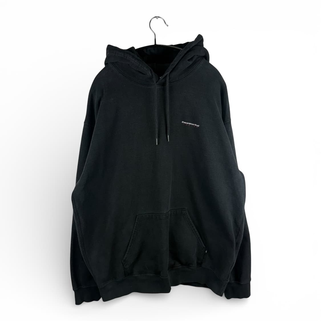 L) 디스이즈네버댓 백로고 후드 티 블랙 상품이미지1