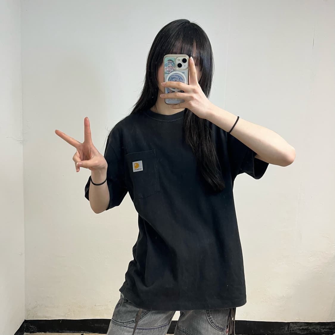 Carhartt black t-shirt  상품이미지2