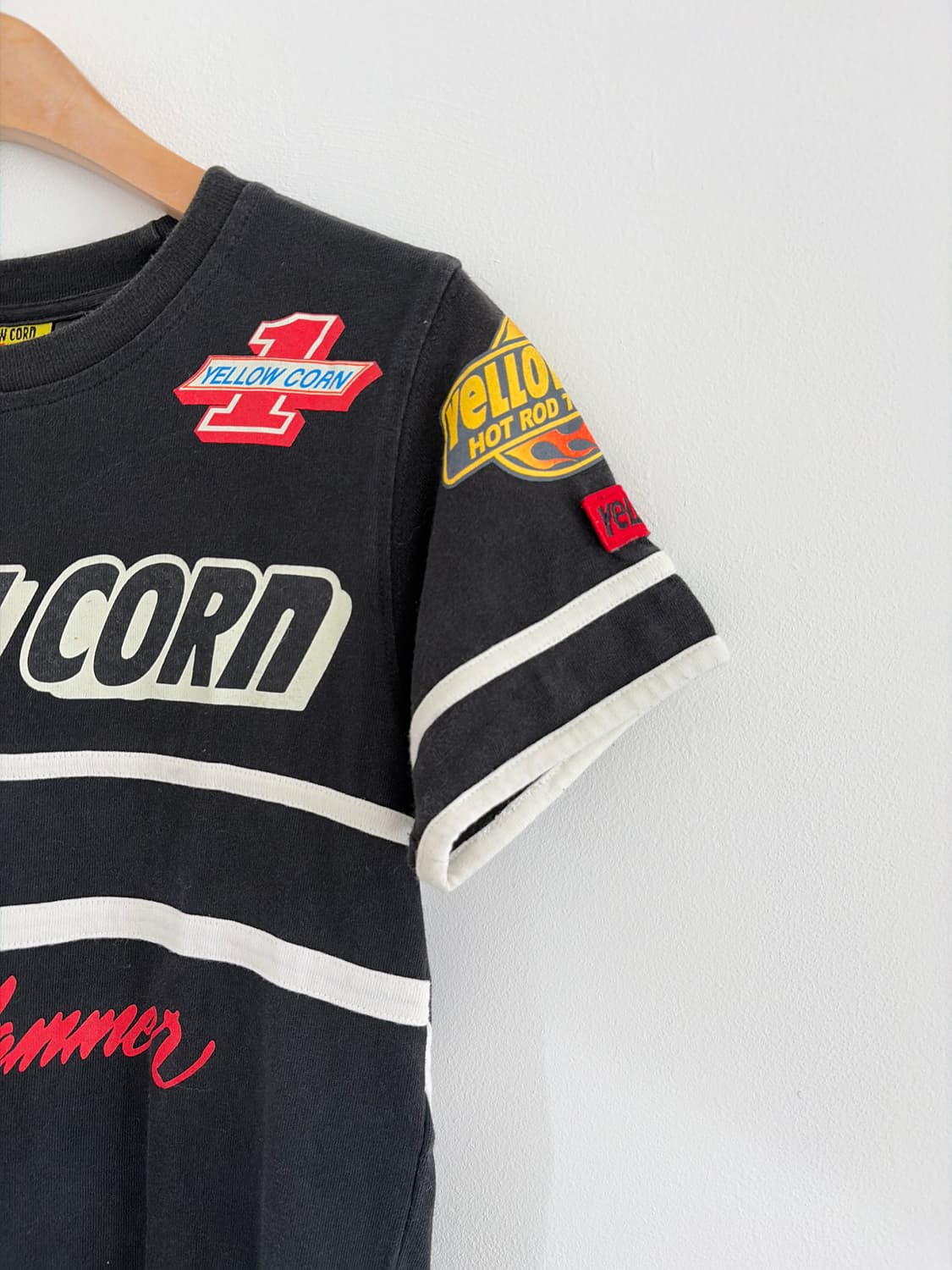 YELLOW CORN racing sport t-shirt 상품이미지3