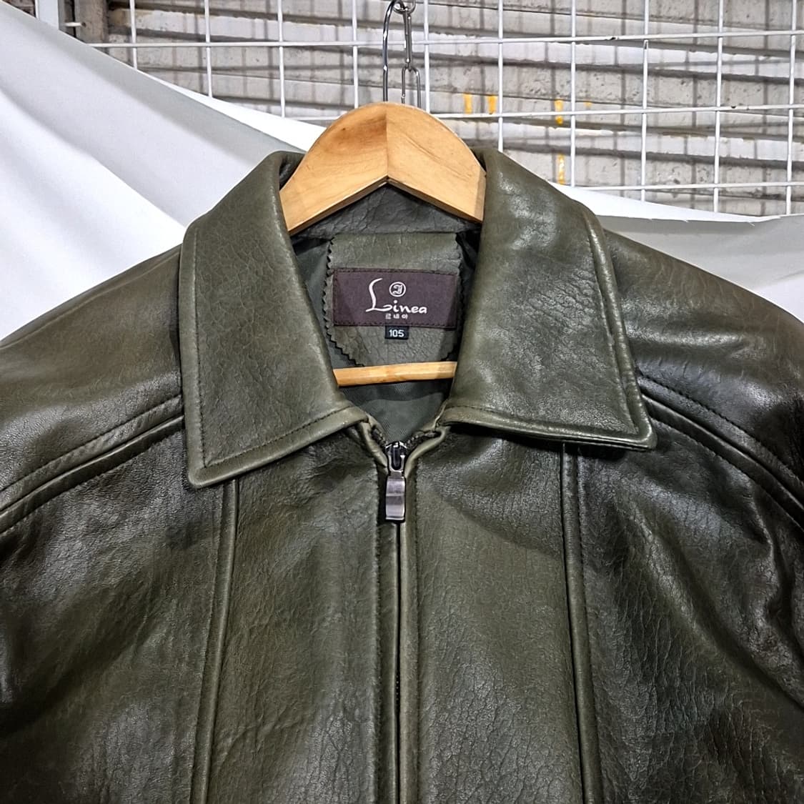 르네아 싱글 가죽 자켓 상품이미지2