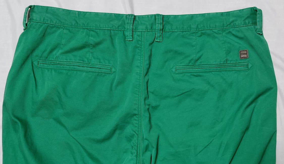 [정품] 휴고보스 Finlay-D 슬림핏 8~9부 면바지 (그린/36) 상품이미지8