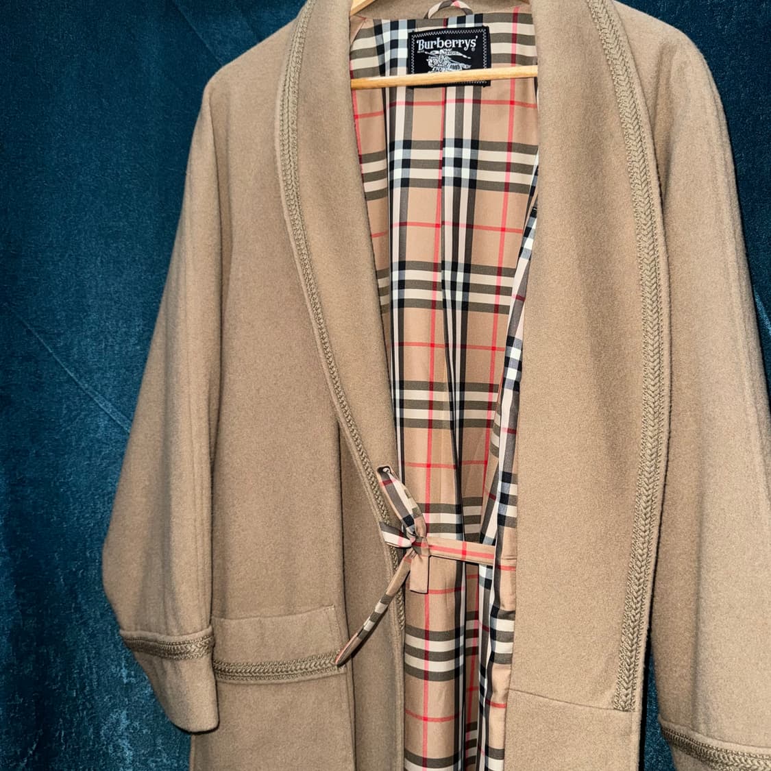 버버리 울 가운 코트 made in JAPAN (L)   상품이미지4