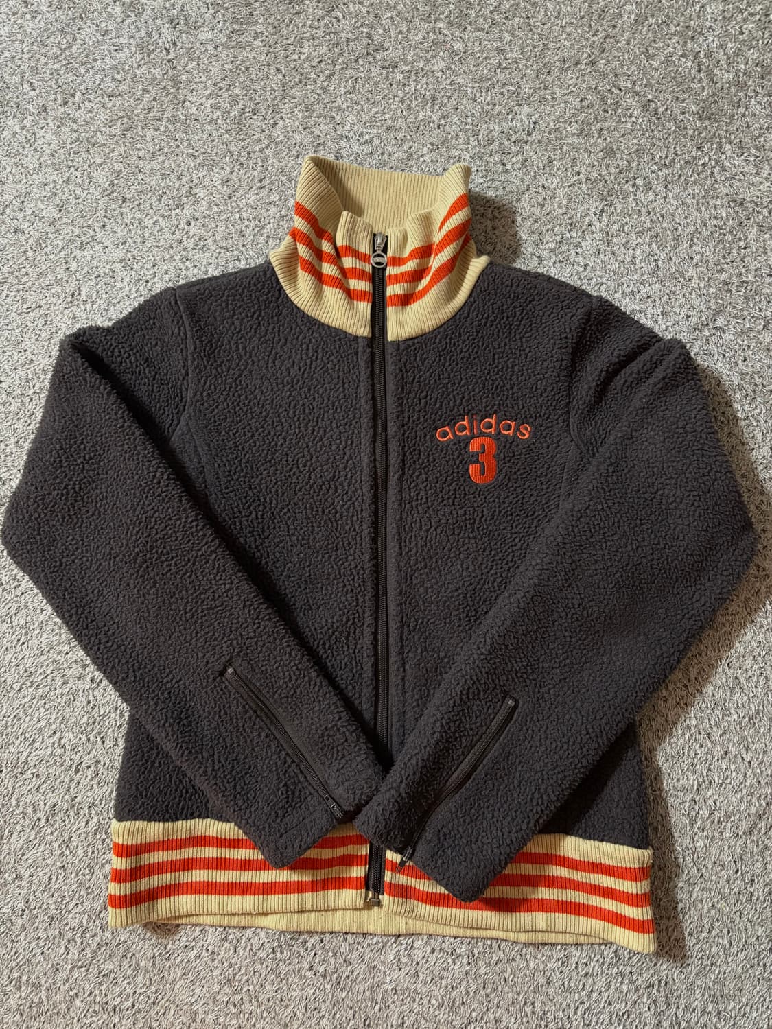 아디다스 뽀글이 후리스 집업 져지 희귀매물! 상품이미지1