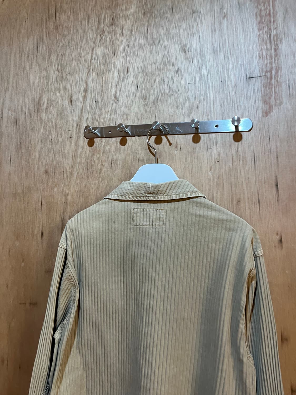 Armani jeans 베이지 플리츠 자켓 상품이미지4