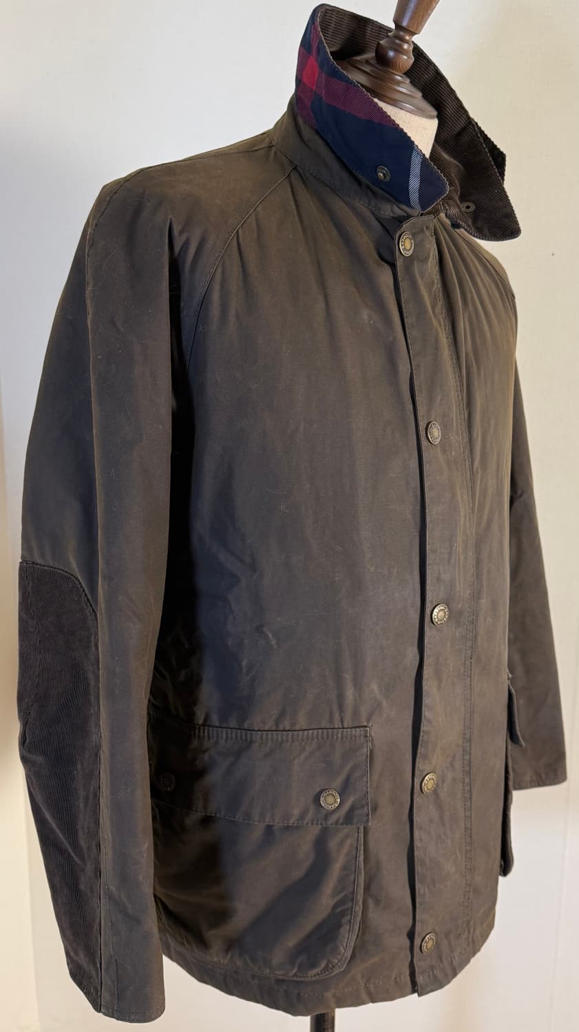 Barbour Strathrhyre Wax Jacket 브라운 M (슬림 상품이미지1