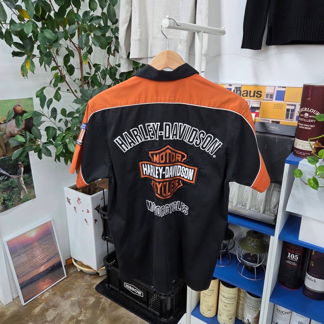할리데이비슨 반팔 셔츠 S 상품이미지5