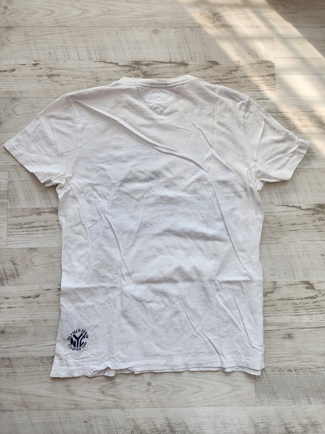 타미힐 피거 성조기 반팔 티셔츠 화이트 팜. XL(100~103)사이즈 상품이미지2