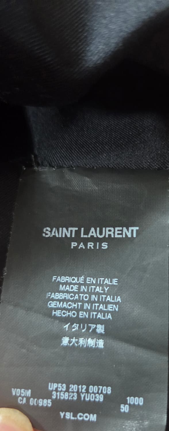 Saint laurent 12fw china collar jacket 상품이미지3