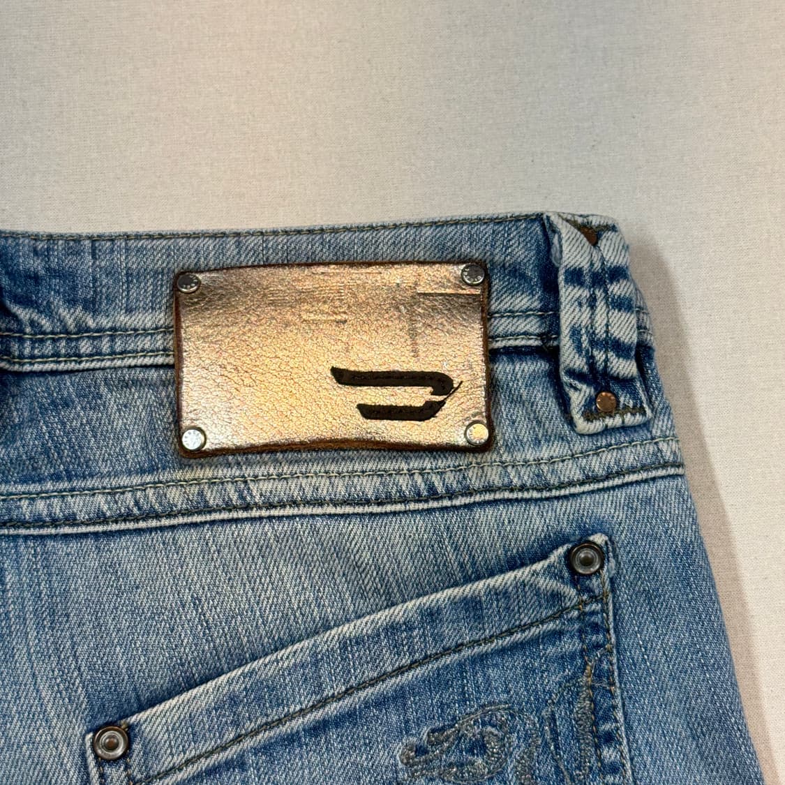 28inch) 디젤 DIESEL 로우라이즈 데님 청바지 KEATE 상품이미지3