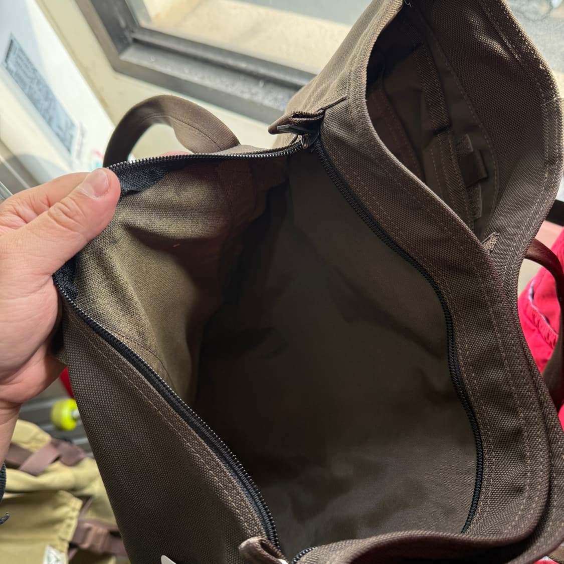 요시다포터 텐션 코듀라 토트백 올리브 상품이미지5