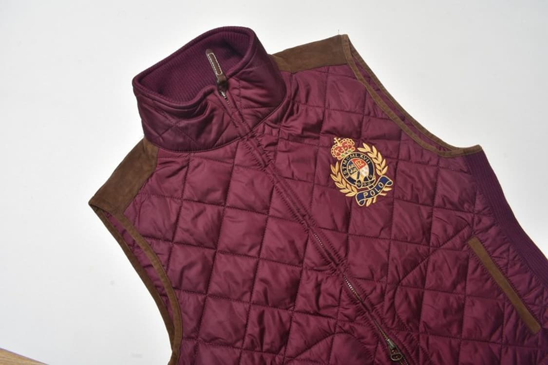 폴로 랄프포렌 와펜 퀼팅 베스트 조끼 M 상품이미지3