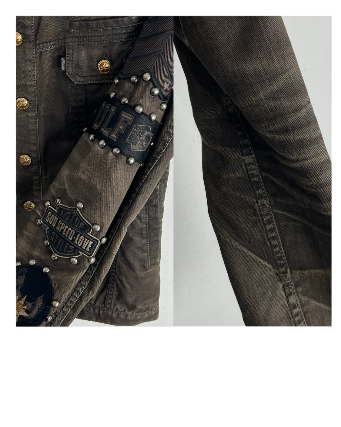 ROEN SKULL STUDDED JACKET 상품이미지5