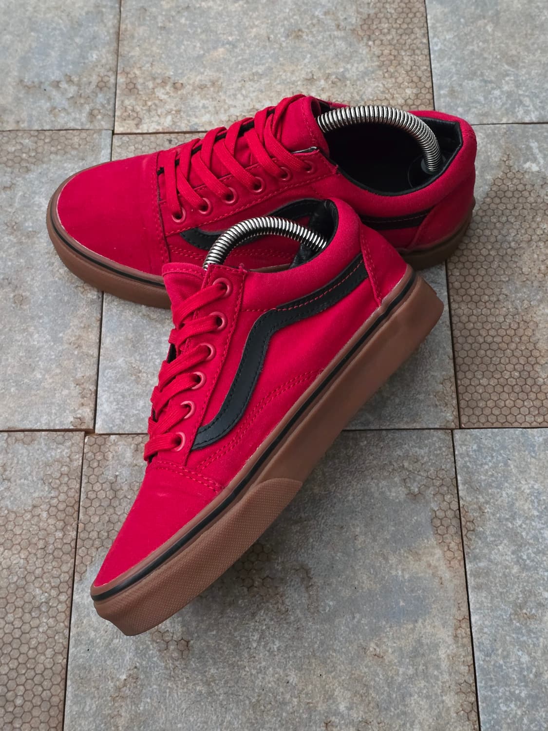 (225)반스 올드스쿨 레이싱 레드 상품이미지5