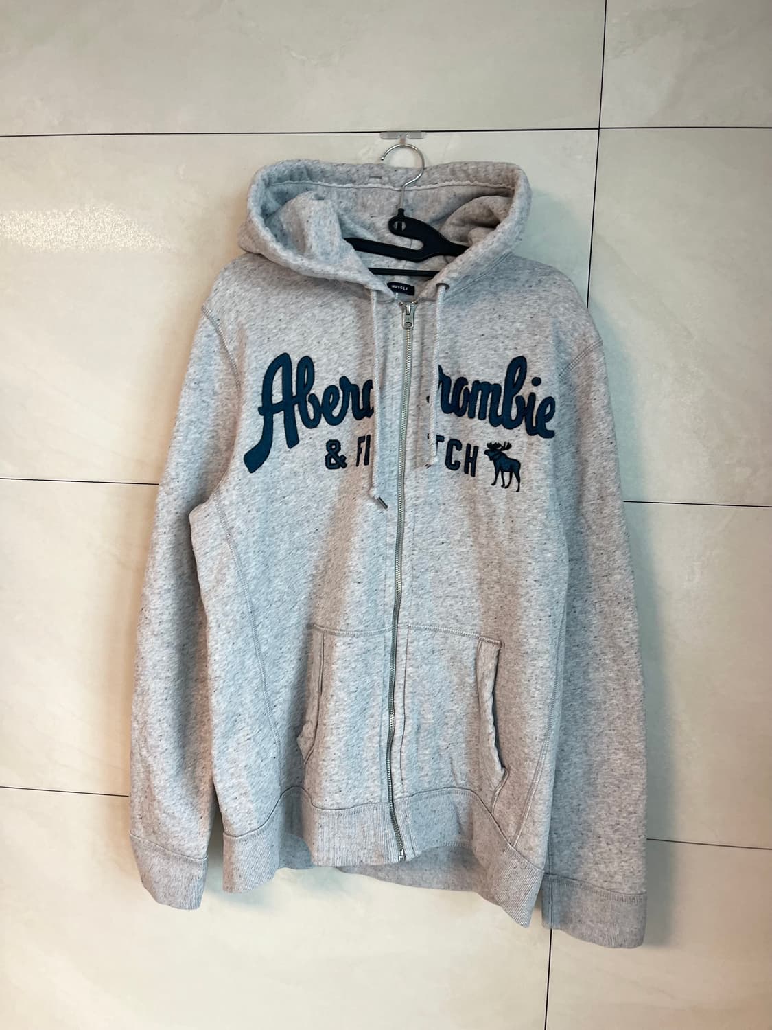 아베크롬비 순록 후드집업 그레이 (L size)  상품이미지2