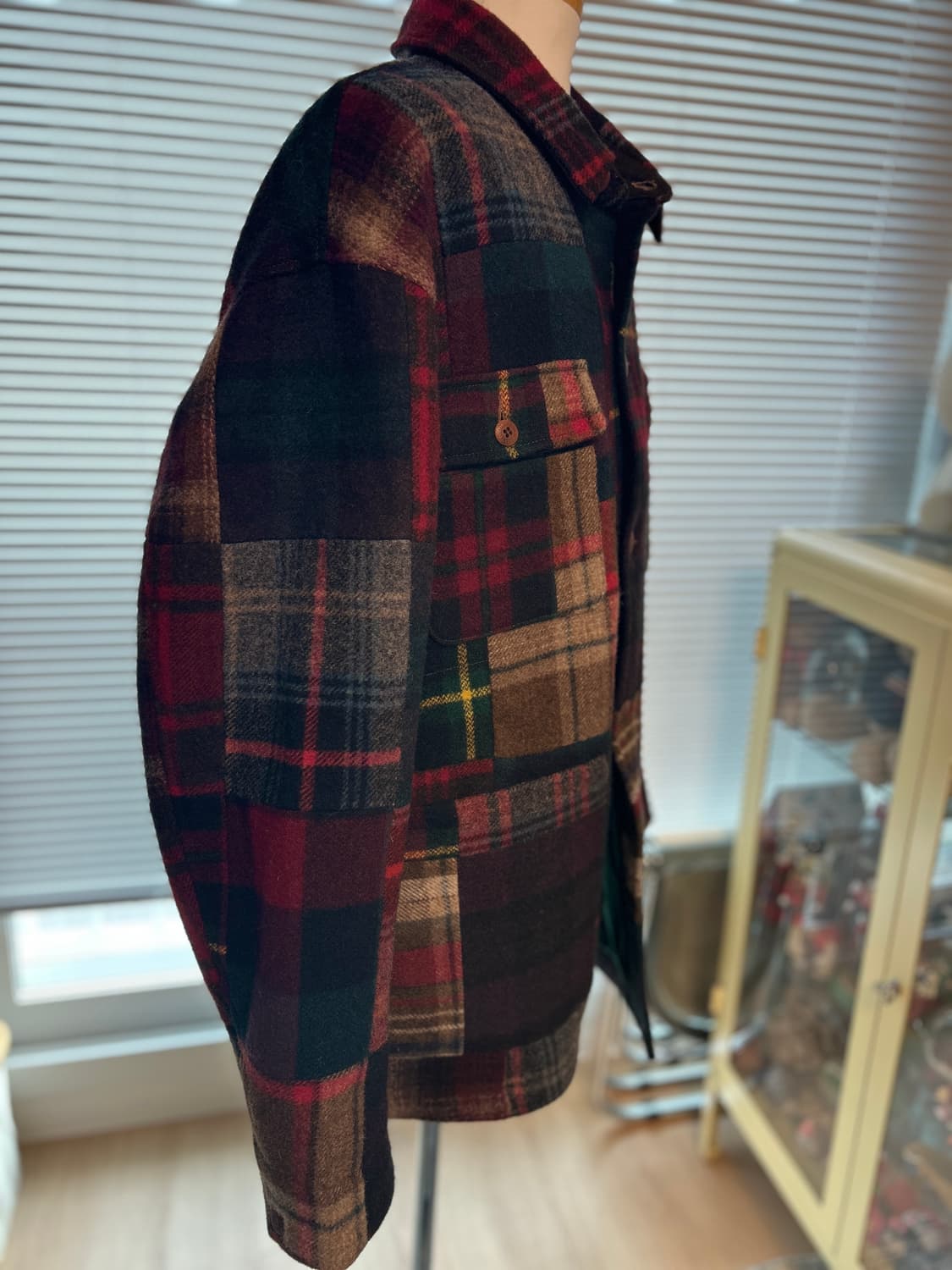 랄프로렌 폴로 컨트리 패치워크 울 자켓 XL 상품이미지8