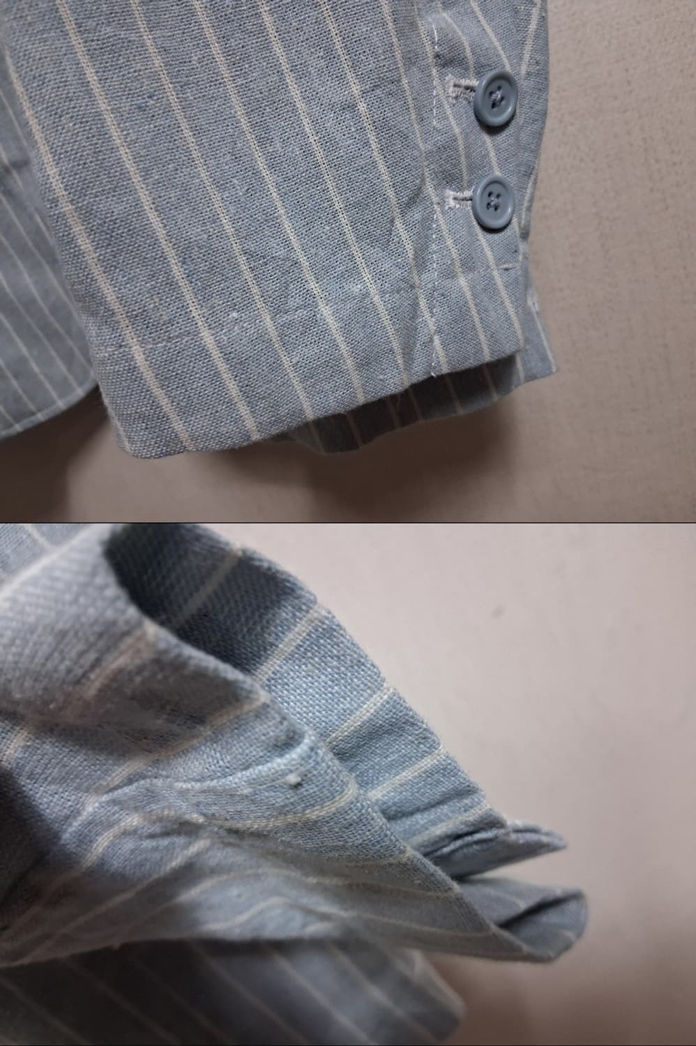 US POLO ASSN  라이트블루 린넨혼방 내츄럴면쟈켓 남성 슬림100 상품이미지6