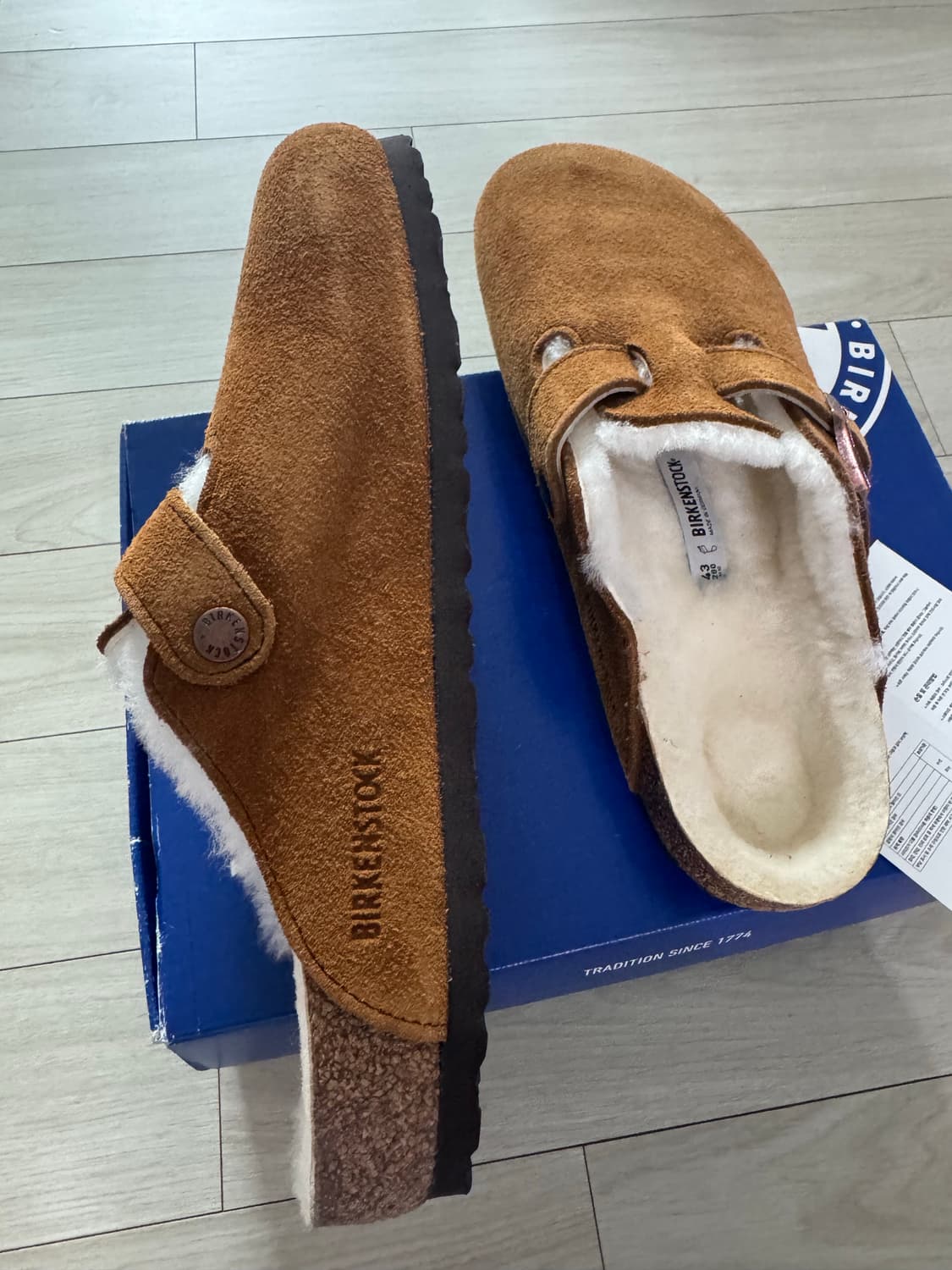 (새제품)버켄스탁 보스톤 시어링 밍크 컬러43( 280) 상품이미지4