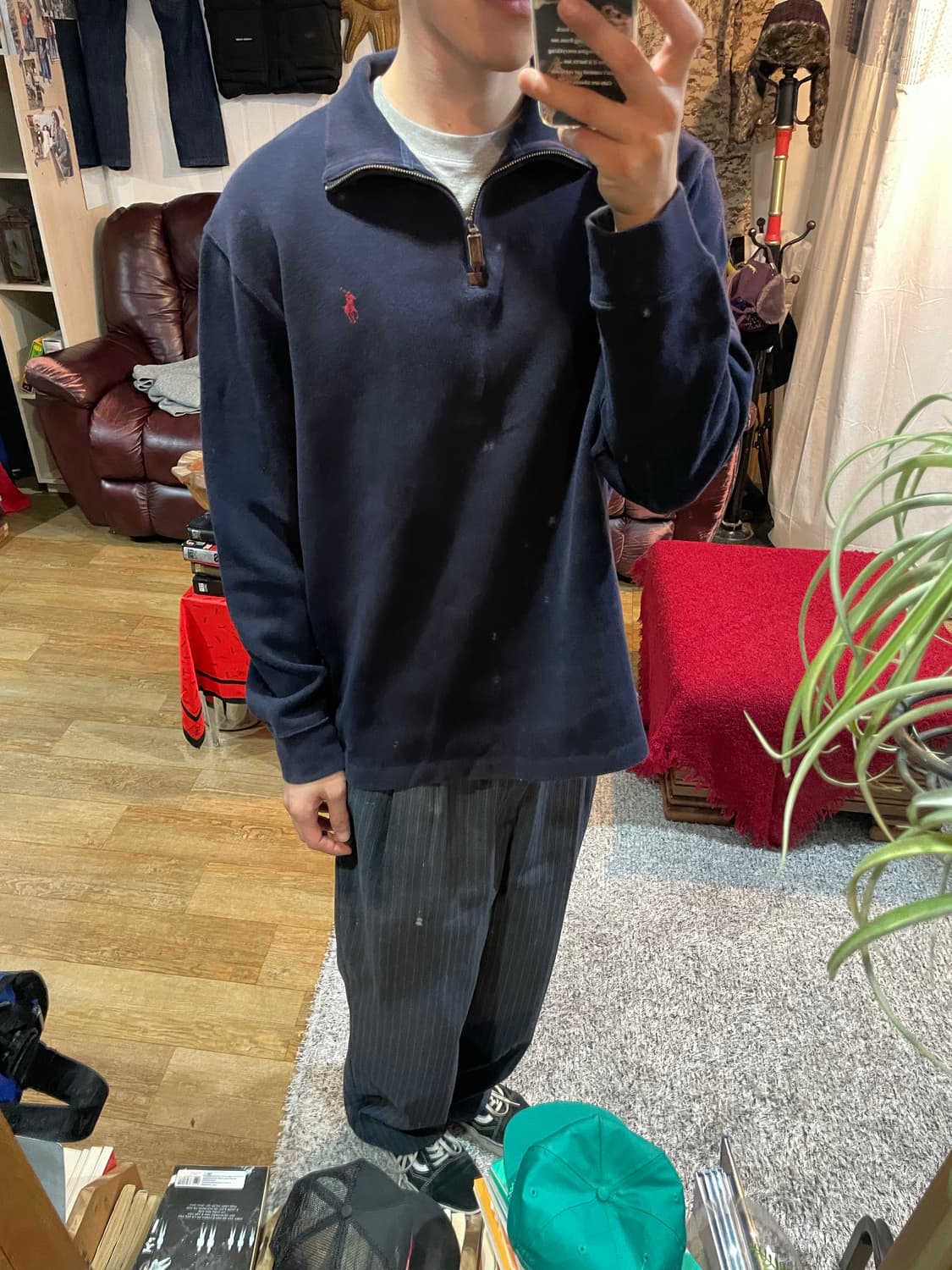 하프 집업 스웻셔츠 상품이미지6