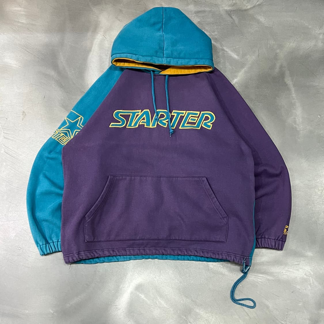  스타터 배색 로고 후드티 y15649 상품이미지1