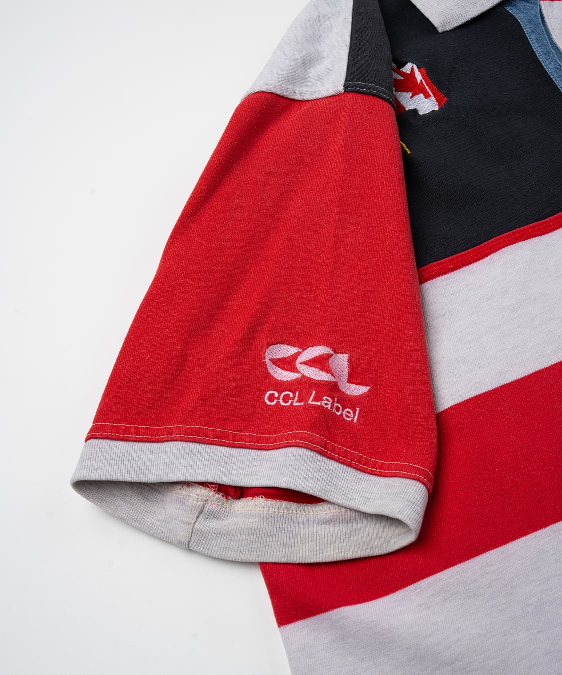 90's Mondetta 컬러블록 럭비 셔츠 상품이미지5