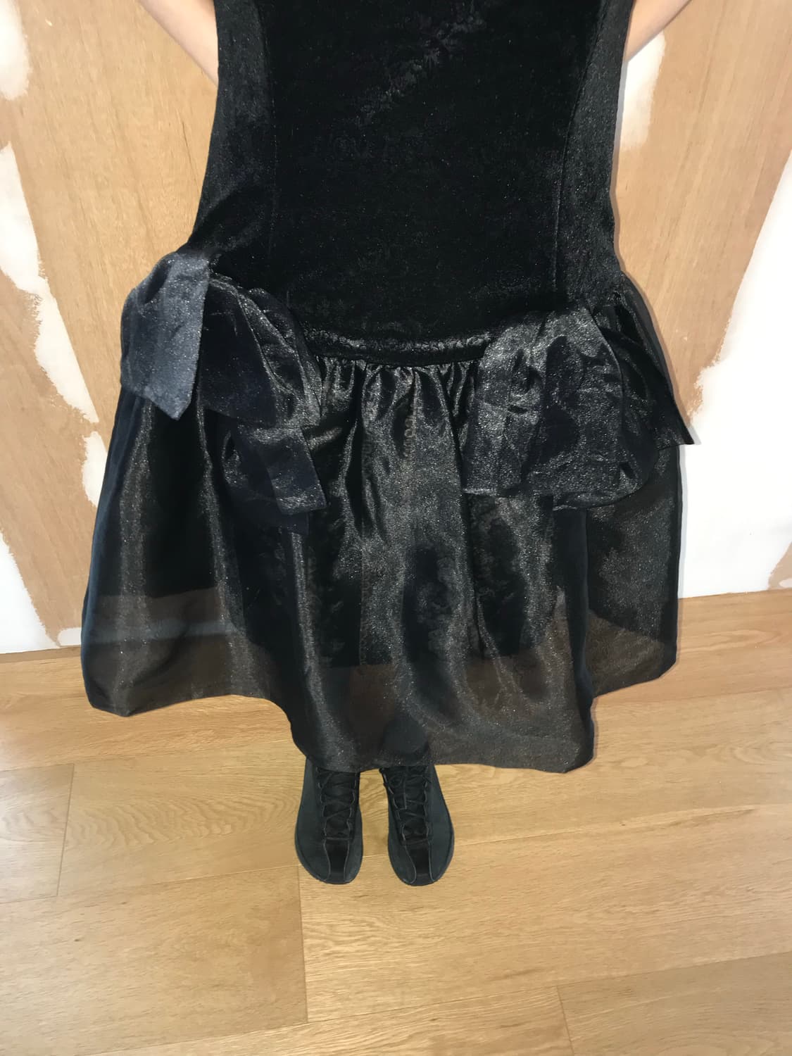 vintage velvet pattern dress 상품이미지9