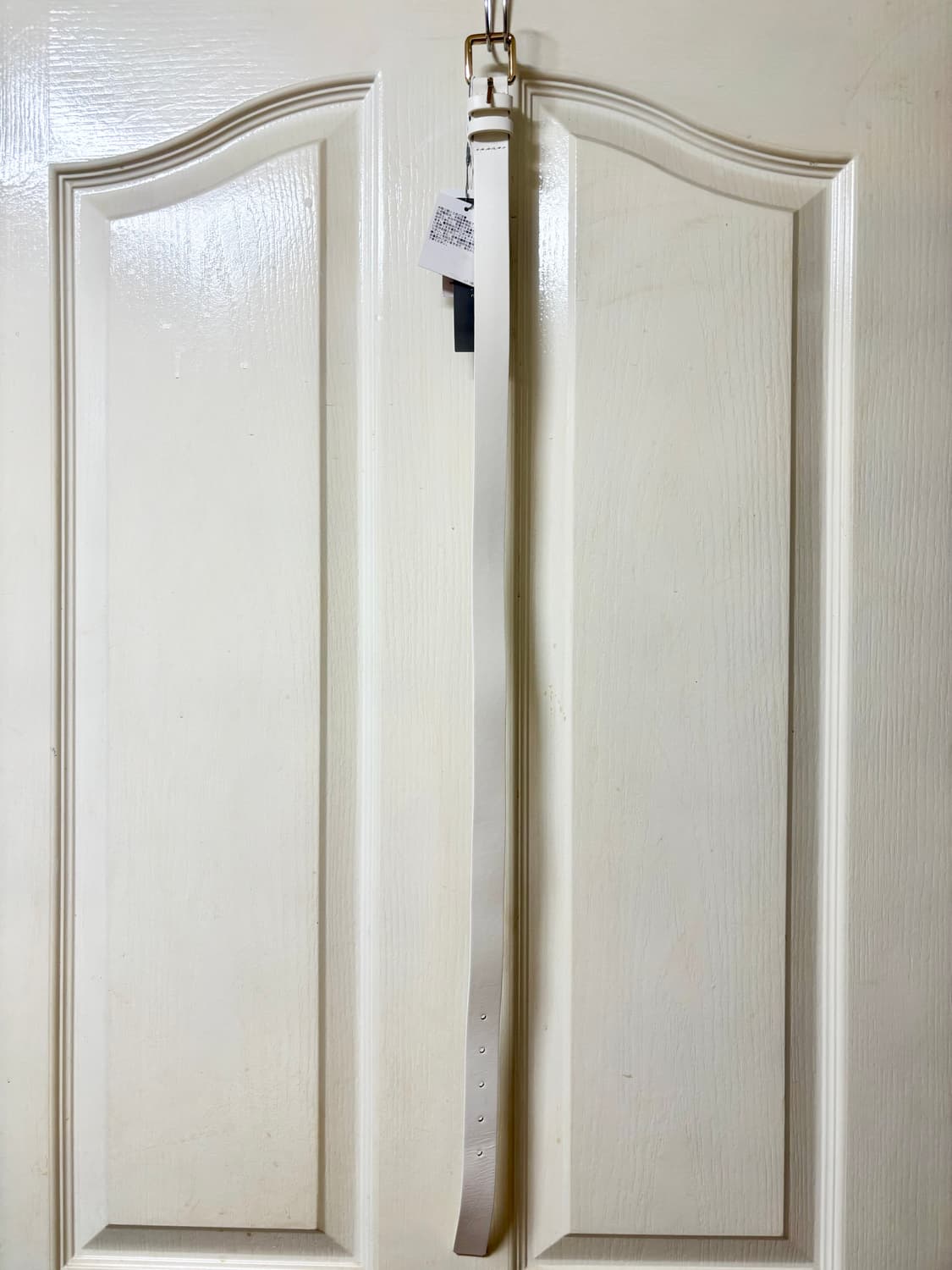 이태리 lefije 화이트 레더 벨트 새제품 상품이미지9