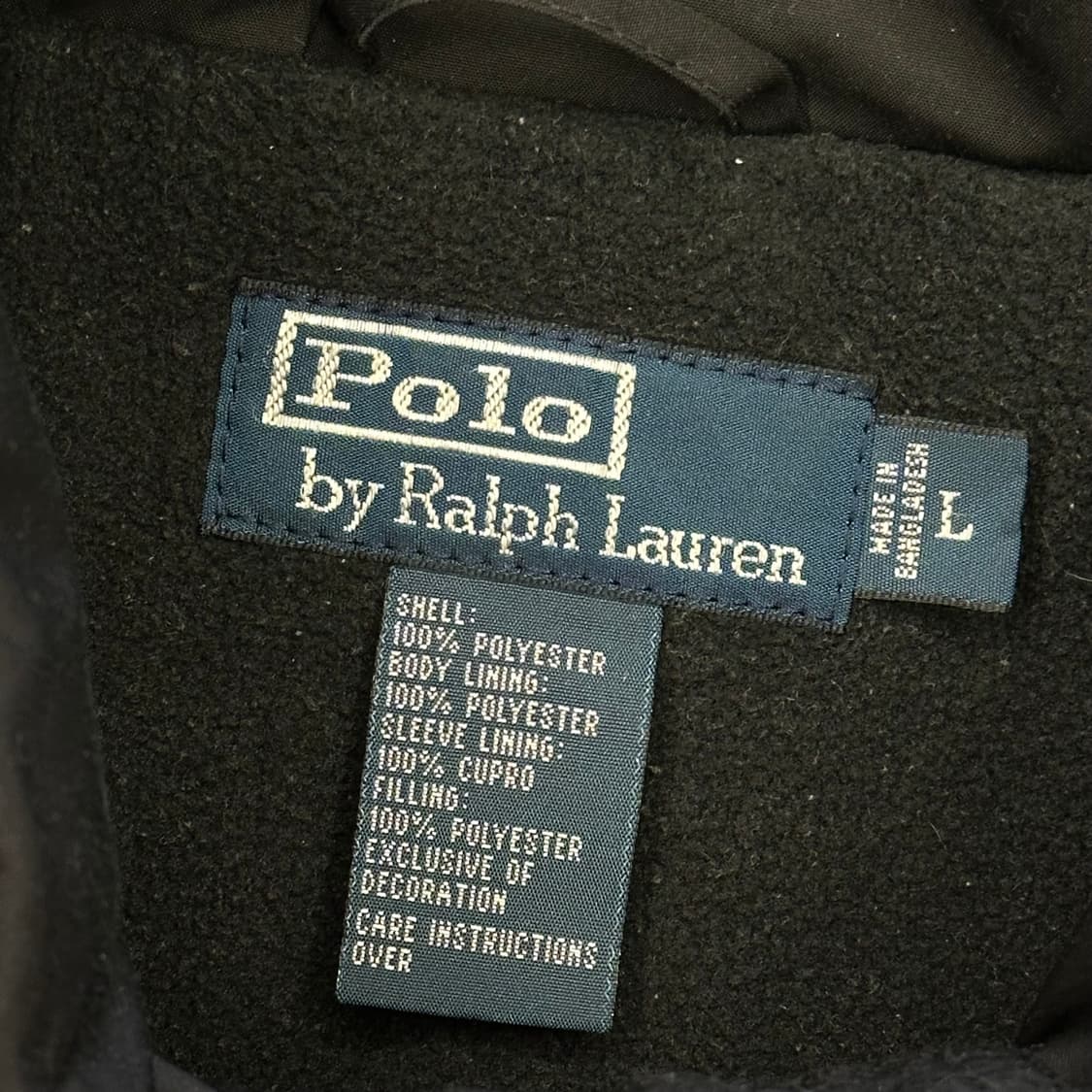 L 폴로랄프로렌 내장후드 블랙 폴리쉘 페리 자켓 상품이미지4