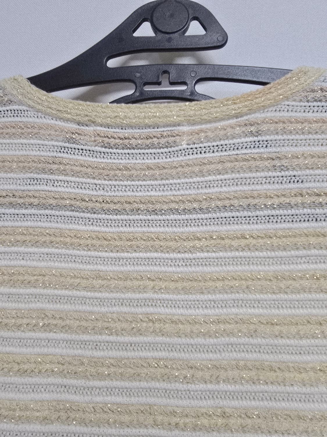 마인 아이보리 스트라이프 반팔 니트 상품이미지6