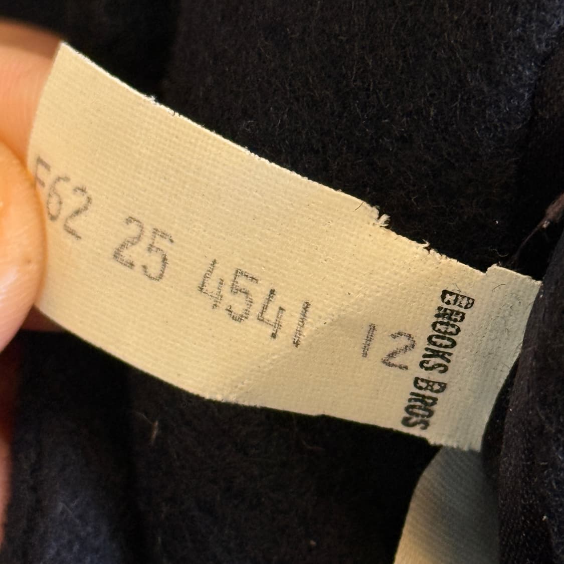 80 ~ 90s 브룩스 브라더스 USA 금장 피코트 XS S 상품이미지8