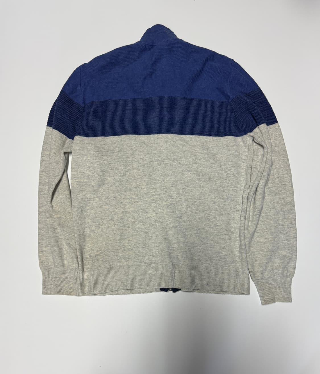 빈폴 beanpole 배색 코튼 니트 집업 L 상품이미지2