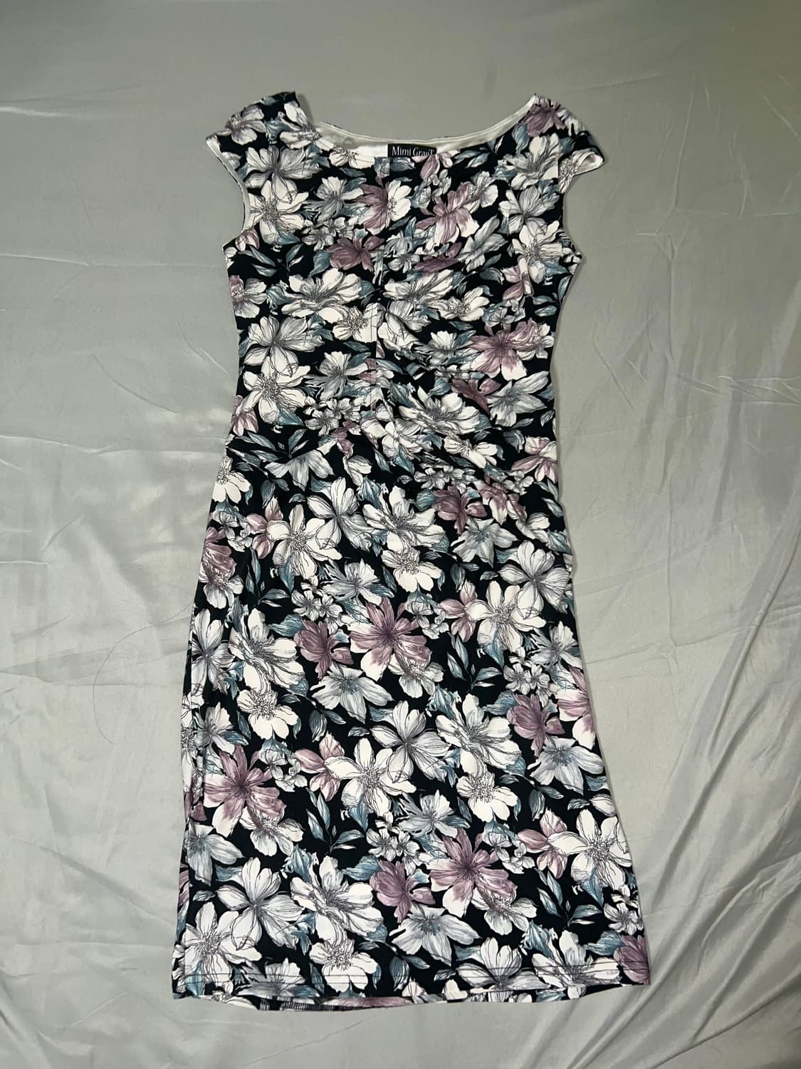 ✨vintage black flower pattern dress✨ 상품이미지3