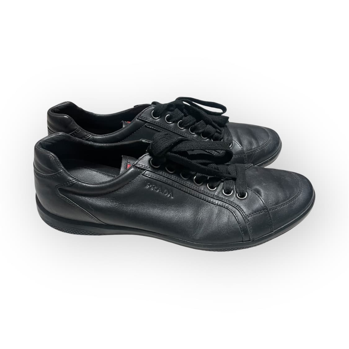 275~280) 프라다 스포츠 레더 로고 스니커즈 트레이너 상품이미지2