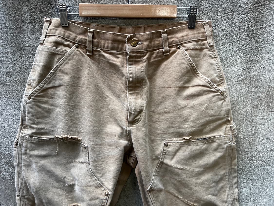 칼하트 더블니 워크팬츠 BRN 상품이미지2