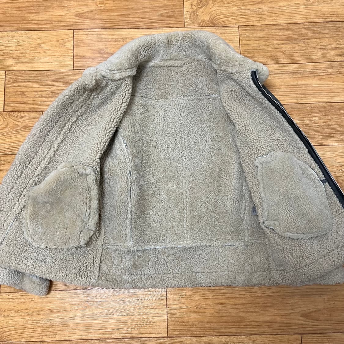 구신흥사 딤스킨 무스탕 양털 가죽자켓 양가죽 상품이미지3