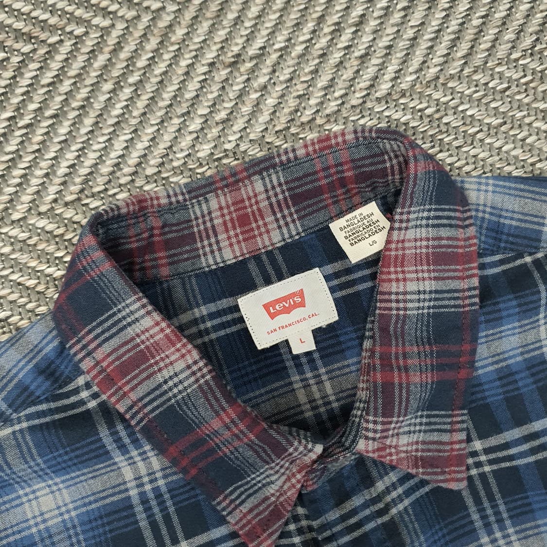 리바이스 춘추 긴소매 셔츠 남자105 상품이미지2