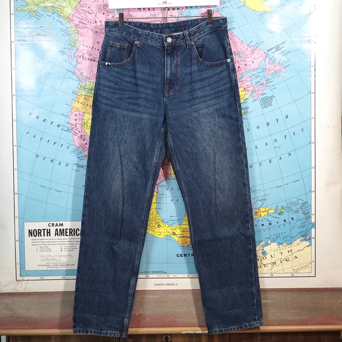 MLB 자수 로고 데님팬츠 상품이미지3