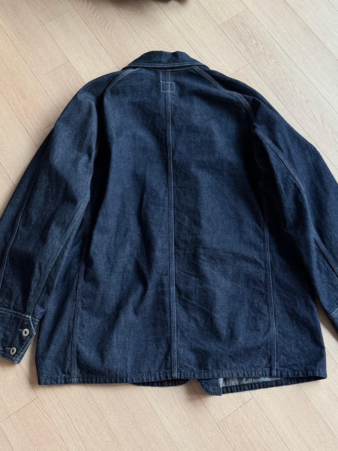 포스트오버올즈 데님 워크 자켓 L 상품이미지3