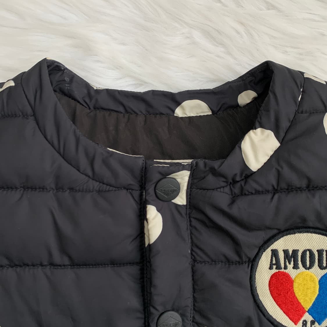 베베드피노 도트 경량 롱패딩 1718 상품이미지3