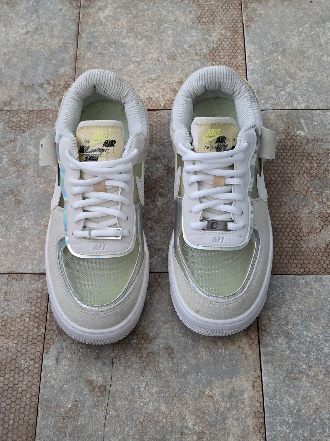 (245)나이키 에어포스 1 쉐도우 퓨어 플래티넘  상품이미지2