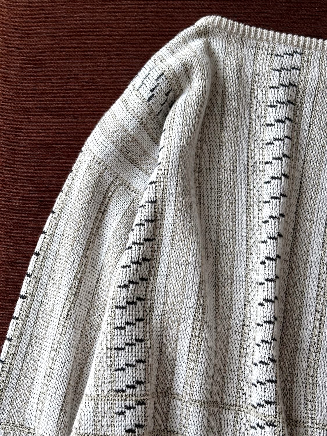 ITALY made cotton linen loose knit 상품이미지10