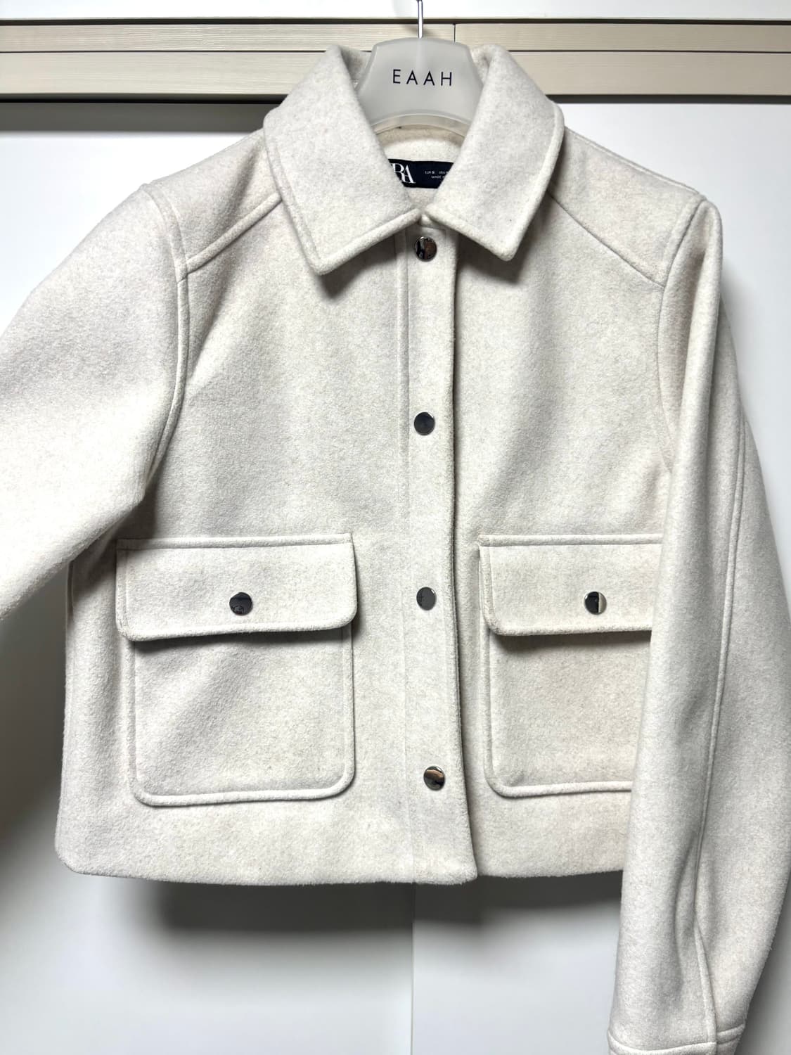 자라 Zara 아이보리 가을/겨울 자켓 S 상품이미지1