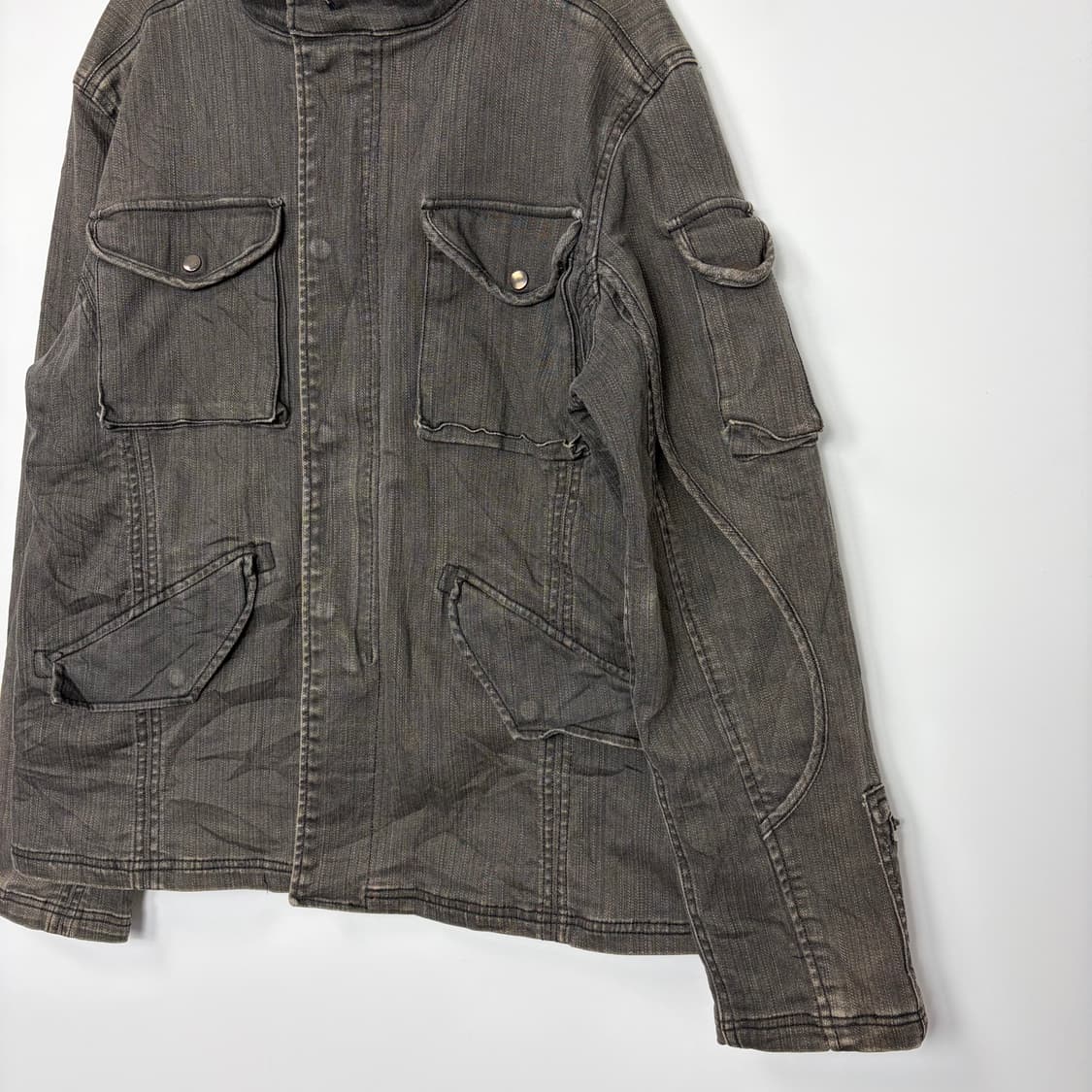 Albe 빈티지 패턴 포켓 자켓 상품이미지6