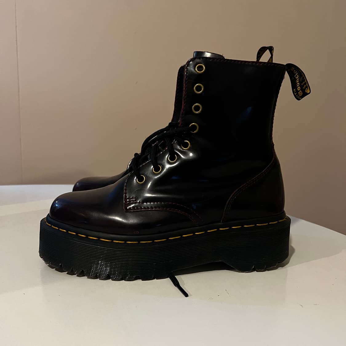 닥터마틴 제이든 아카디아 레더 플랫폼 부츠 상품이미지2