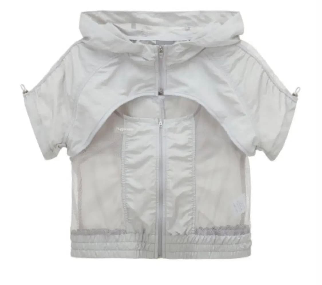 허그유어스킨 퍼커링 볼레로 윈드셀 그레이 상품이미지1