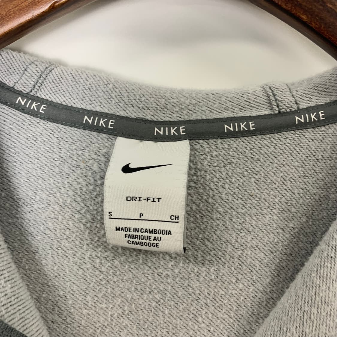 나이키 스우시 그레이 후드집업 상품이미지7