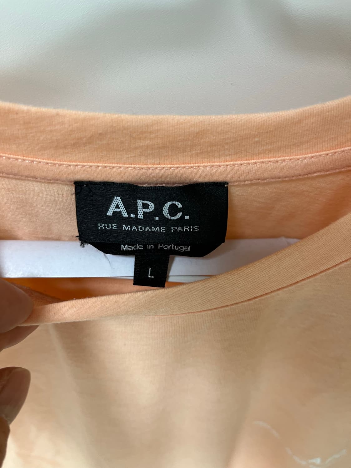 A.P.C. 반팔 티셔츠 코랄 L 상품이미지2
