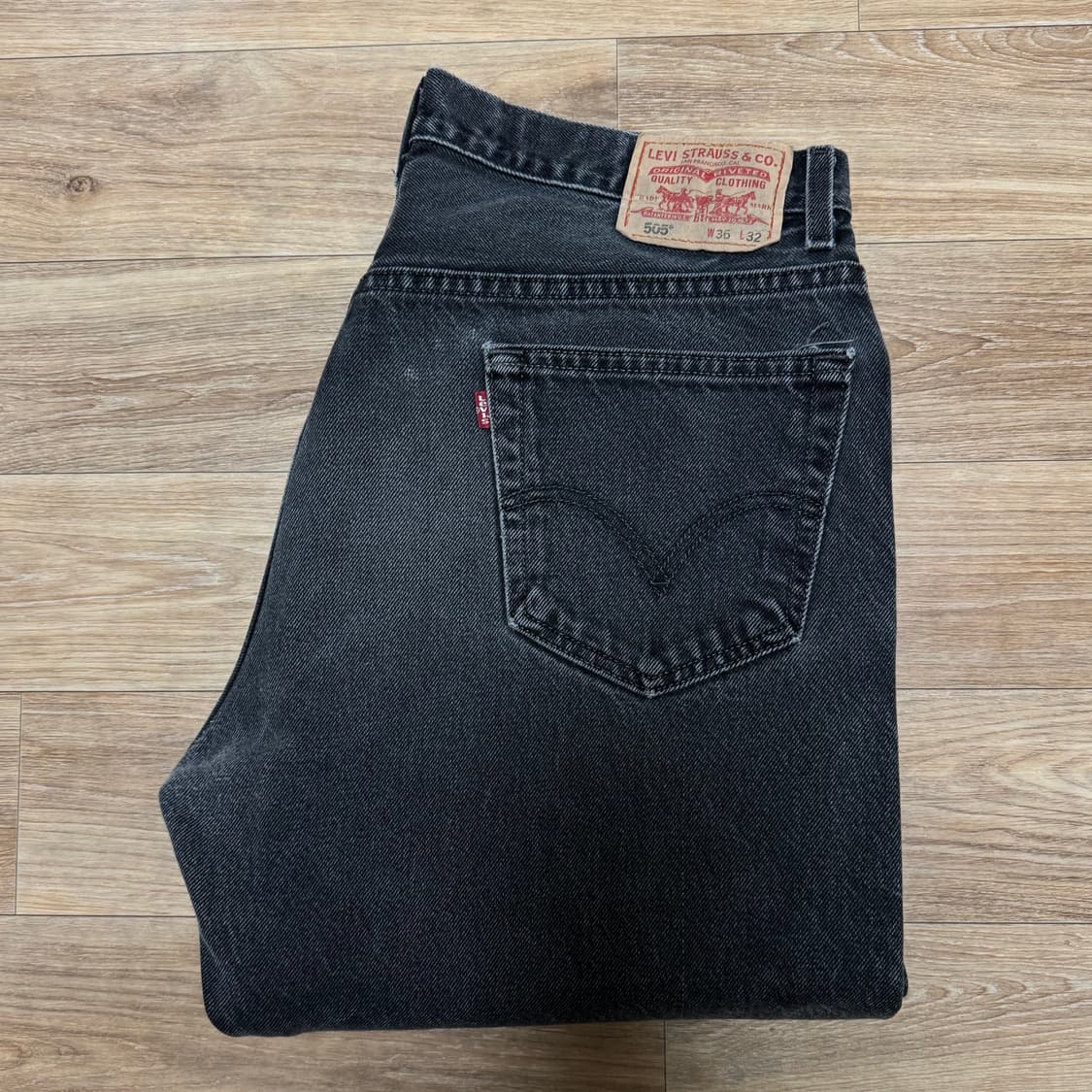 리바이스 505 흑청 상품이미지3