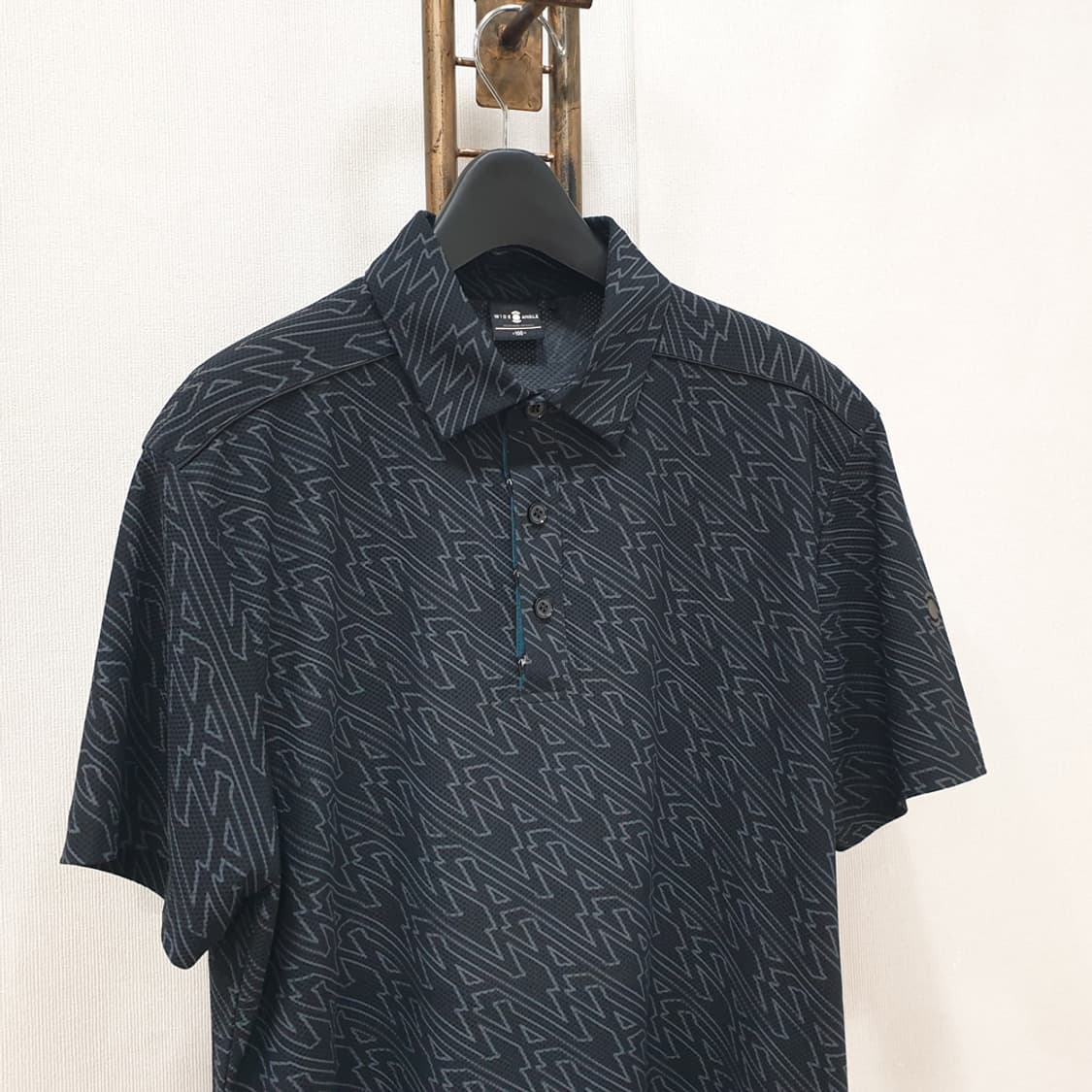 와이드앵글 남성 반팔 카라티셔츠 100 상품이미지2