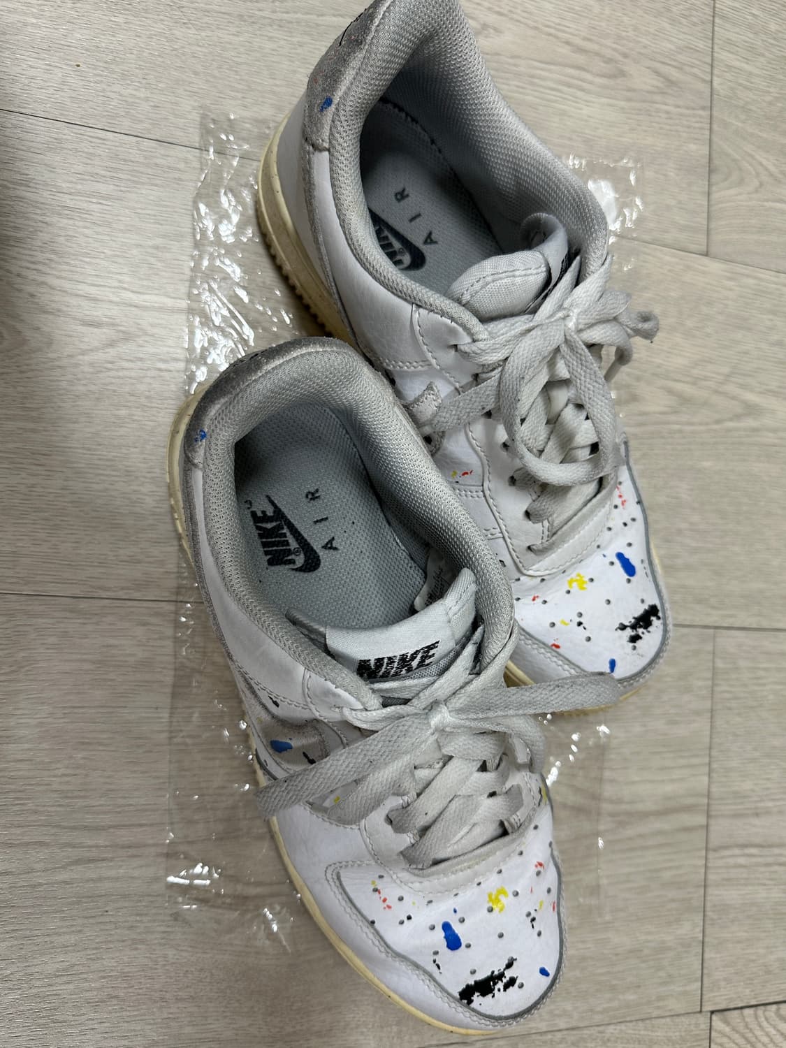 나이키 에어포스 1 '07 LV8 페인트 스플래터 화이트 상품이미지2