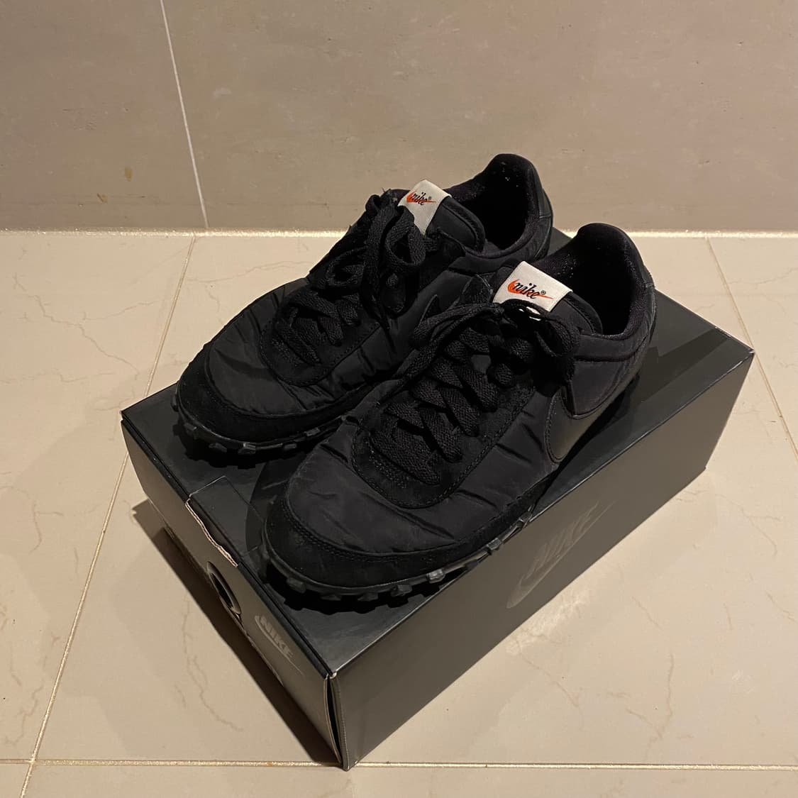 [260] 나이키 x 블랙 꼼데가르송 와플 레이서 블랙 상품이미지2